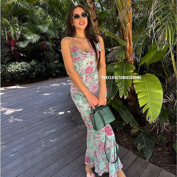 ZARA BLOGGER FAVE!!! Flowy Midi Dress NWT - Picture 13 of 16